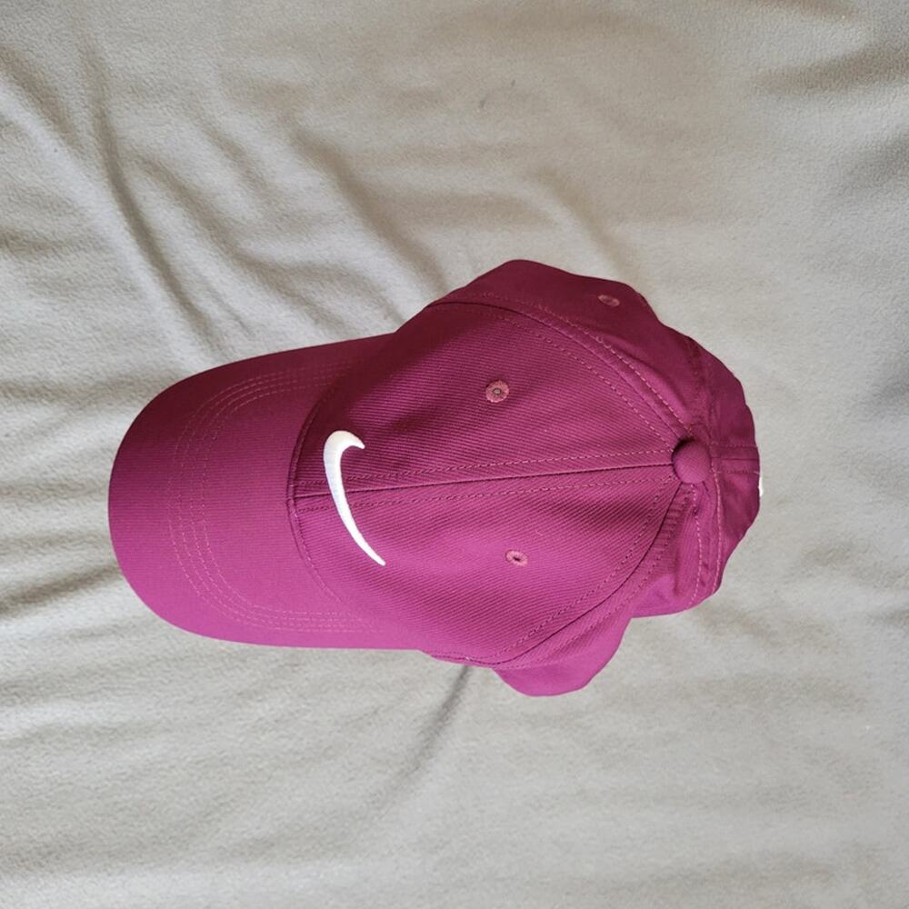 Nike Legacy91 Hat Cap Dri Fit Purple White Swoosh Adjustable Strap - Picture 5 of 9